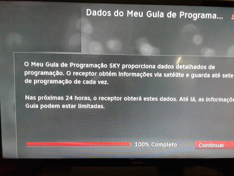 sky tela final confirmar