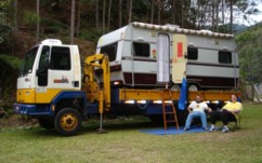 Trailers sobre caminh�o